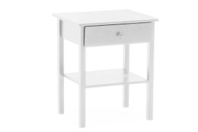 Willow Bedside Table – White