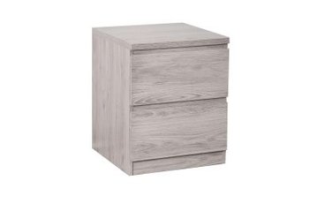Jupiter Grey Oak Bedside Cabinet