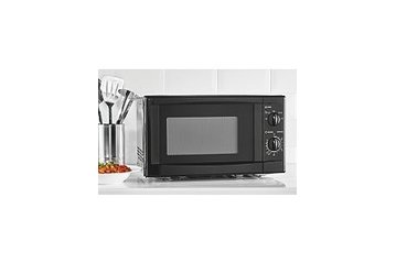 Black Manual 700W Microwave Oven
