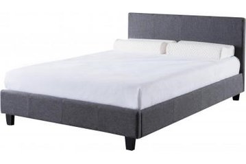 Prado Grey Fabric Double Bed