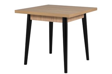 Lotti Square Dining Table - Oak/Black