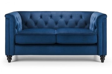 Washington 2 Seater Sofa - Blue Velvet