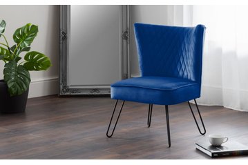Lisbon Blue Accent Chair