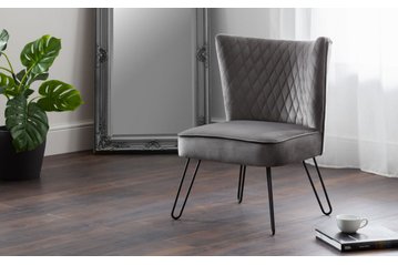 Lisbon Grey Accent Chair