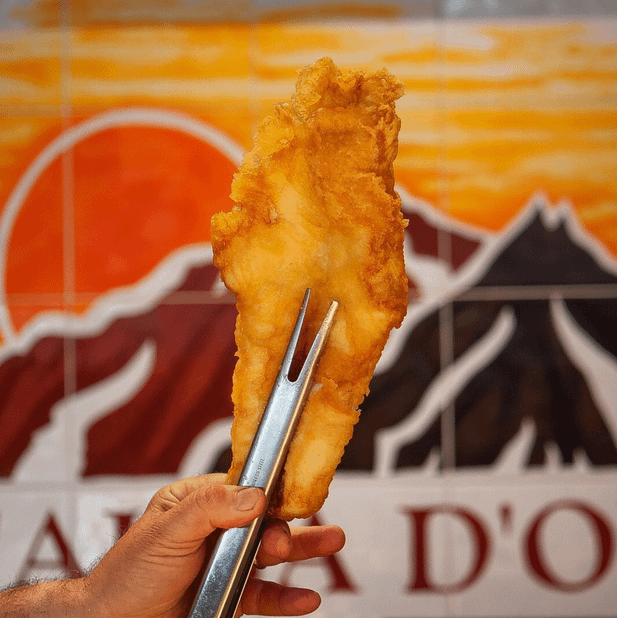 Edinburgh's Best Fish and Chips Yummy! Dickins