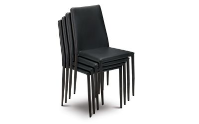 Jazz Black Stacking Chair