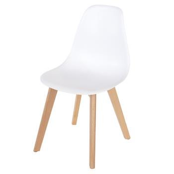 Stockholm Wooden Legs Chair Grey