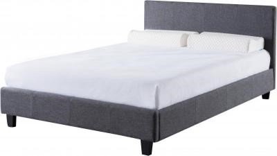 Prado Grey Fabric Double Bed