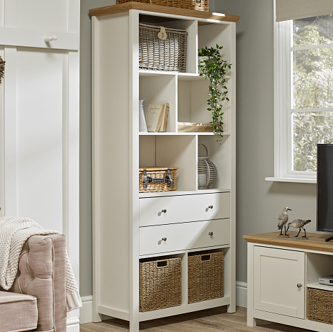 Cotswold Bookcase in Grey