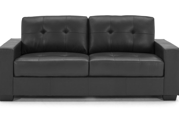 Gemona Black 3 Seat Sofa