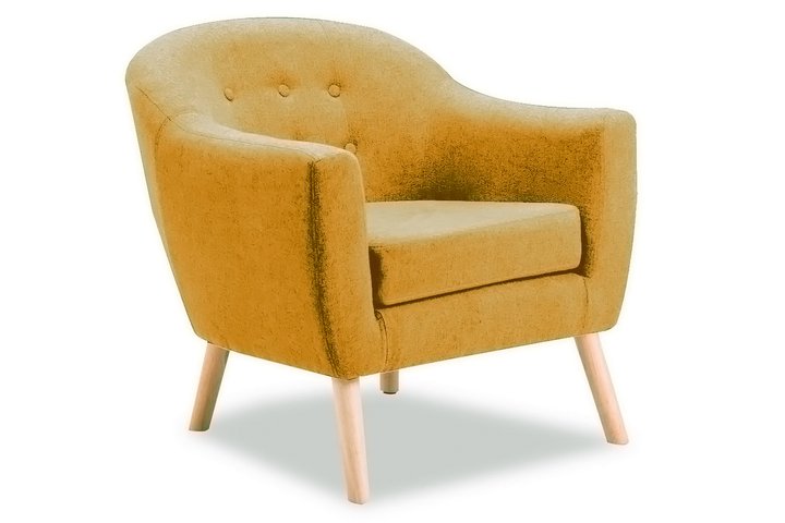 Percy Accent Chair Mustard