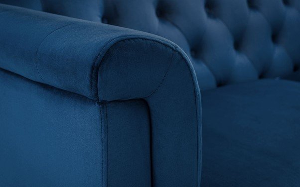 Washington 3 Seater Sofa - Blue Velvet