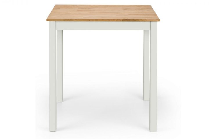Coxmoor Ivory/Oak Compact Square Dining Table