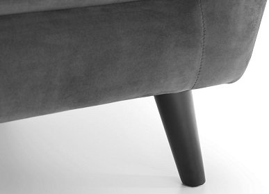 Monza Armchair - Grey Velvet