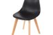 Stockholm Wooden Legs Chair Black