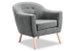 Percy Accent Chair Light Grey