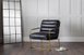Gimlay Accent Chair - Black Faux Leather